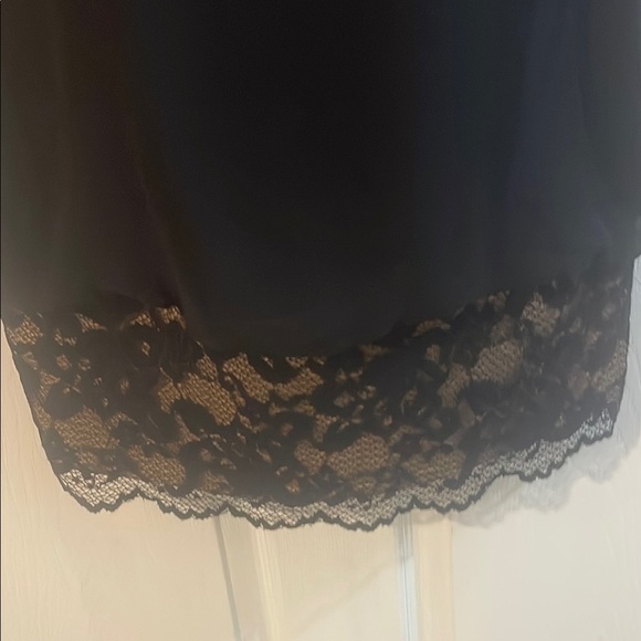 Chic Black Lace Midi Dress - Picture 3 of 10